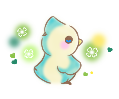 幸せの青い鳥と四つ葉のクローバー 兎卯子 創作sns Galleria ギャレリア